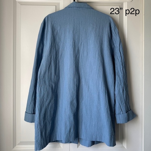 Vintage TanJay Textured Blue Blazer | Made in Canada 🇨🇦 - Picture 8 of 8